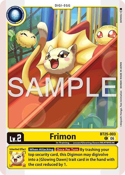 Image for Frimon (BT25-003 C) - Digimon Card Game