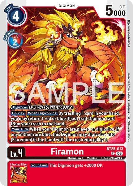 Image for Firamon (BT25-013 C) - Digimon Card Game