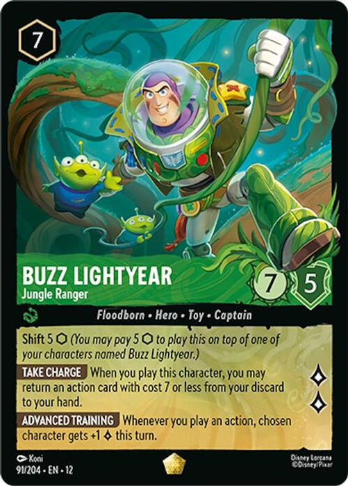 Buzz Lightyear - Jungle Ranger (#91/204) (Wilds Unknown) Near Mint