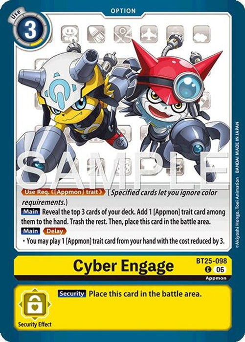 Cyber Engage (#BT25-098 C) (Dual Revolution) Near Mint