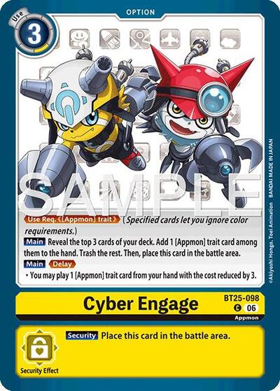 Cyber Engage (#BT25-098 C) (Dual Revolution)