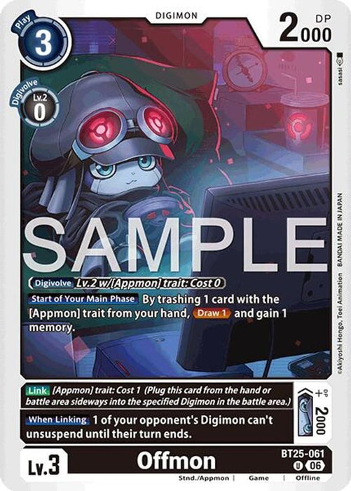Offmon (#BT25-061 U) (Dual Revolution) Near Mint