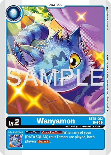 Image for Wanyamon (BT25-002 C) - Digimon Card Game