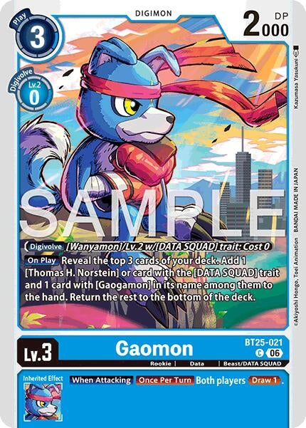 Image for Gaomon (BT25-021 C) - Digimon Card Game