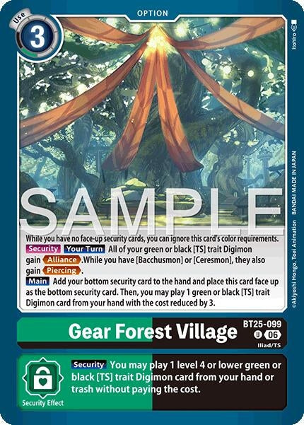 Image for Gear Forest Village (BT25-099 U) - Digimon Card Game