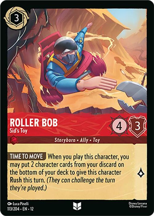 Roller Bob - Sid's Toy (#113/204) (Wilds Unknown) Near Mint Cold Foil