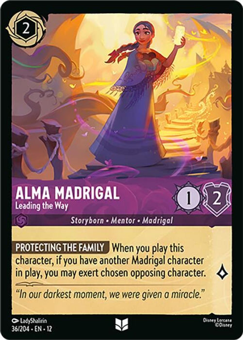 Alma Madrigal - Leading the Way (#36/204) (Wilds Unknown) Near Mint Cold Foil