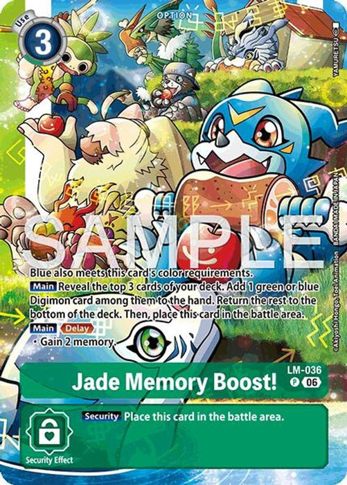 Jade Memory Boost! (Alternate Art) (#LM-036 P) (Starter Deck 23: Beatbreak)