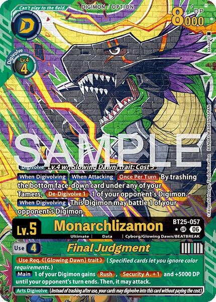Image for Monarchlizamon // Final Judgement (Alternate Art) (BT25-057 UR) - Digimon Card Game