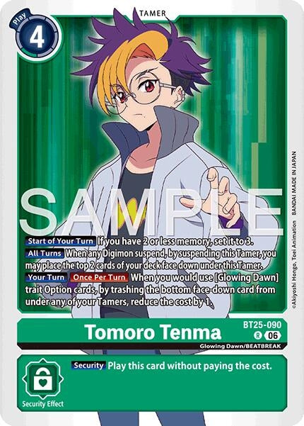 Image for Tomoro Tenma (BT25-090 R) - Digimon Card Game