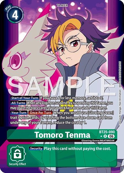 Image for Tomoro Tenma (Alternate Art) (BT25-090 R) - Digimon Card Game
