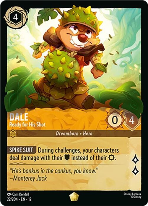 Dale - Ready for His Shot (#22/204) (Wilds Unknown) Near Mint