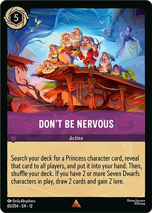 Don't Be Nervous (#65/204) (Wilds Unknown) Near Mint Cold Foil