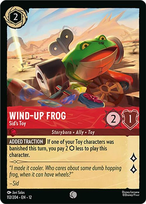 Wind-Up Frog - Sid's Toy (#112/204) (Wilds Unknown) Near Mint Cold Foil