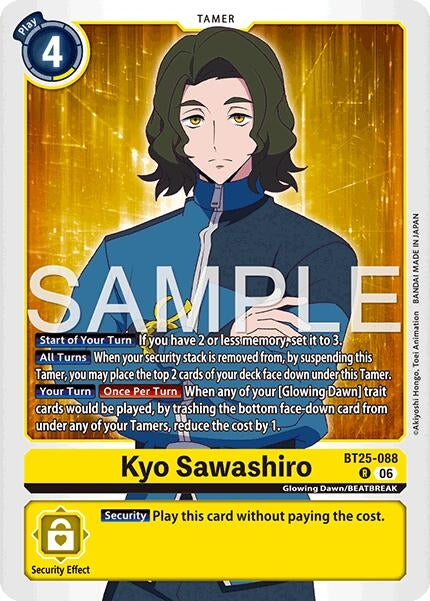 Image for Kyo Sawashiro (BT25-088 R) - Digimon Card Game