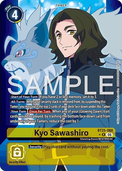 Image for Kyo Sawashiro (Alternate Art) (BT25-088 R) - Digimon Card Game