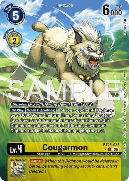 Image for Cougarmon (Full Art) (BT25-035 U) - Digimon Card Game