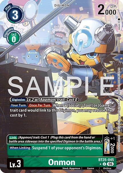 Image for Onmon (Full Art) (BT25-045 U) - Digimon Card Game