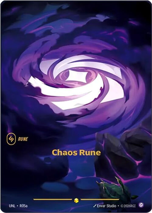 Chaos Rune (R05a) (#R05a) (Unleashed) Near Mint Foil