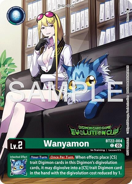 Wanyamon (Evolution Cup 2026 Vol. 2) (BT22-004 C) (Cyber Eden) (BT-22)