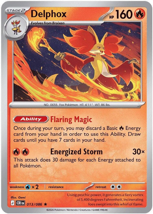 Delphox (#013/086) (ME04: Chaos Rising)