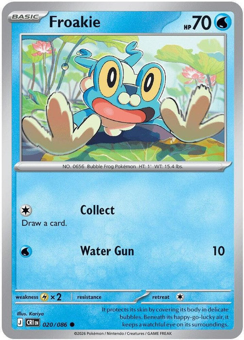 Froakie 020 086 (#020/086) (ME04: Chaos Rising)