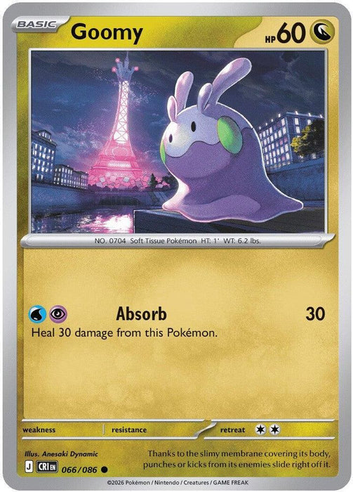 Goomy (#066/086) (ME04: Chaos Rising) Near Mint Reverse Holofoil