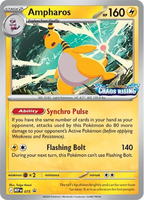 Image for Ampharos - 075 (075) [Mega Evolution Promo] - Pokemon