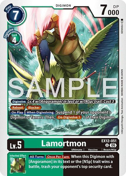 Lamortmon (#EX12-051 U) (Digital World Shambala)