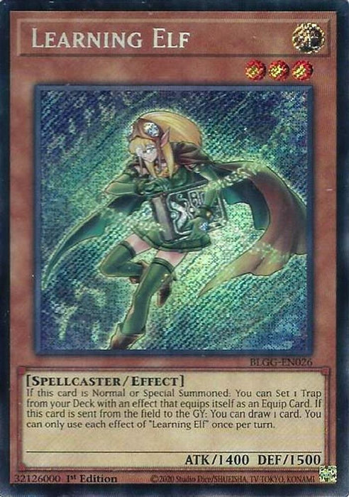 Learning Elf (#BLGG-EN026) (Battles of Legend: Glorious Gallery) Near Mint 1st Edition