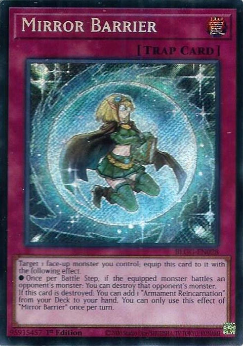 Mirror Barrier (#BLGG-EN028) (Battles of Legend: Glorious Gallery) Near Mint 1st Edition