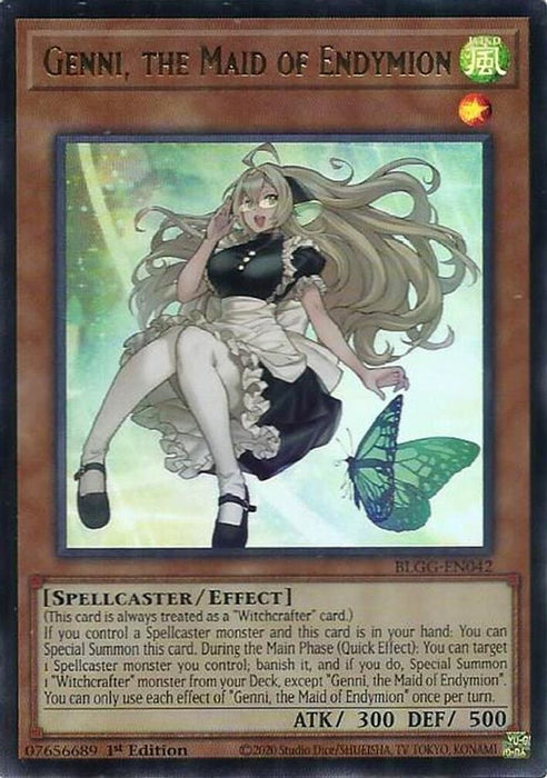 Genni the Maid of Endymion (#BLGG-EN042) (Battles of Legend: Glorious Gallery) Near Mint 1st Edition