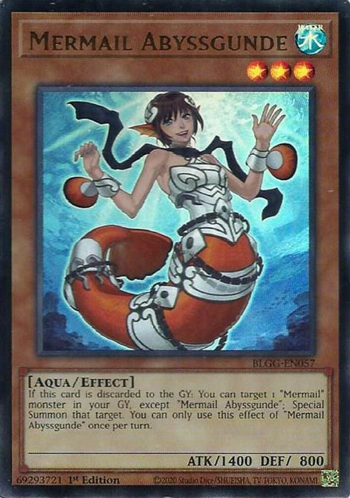 Mermail Abyssgunde (#BLGG-EN057) (Battles of Legend: Glorious Gallery) Near Mint 1st Edition