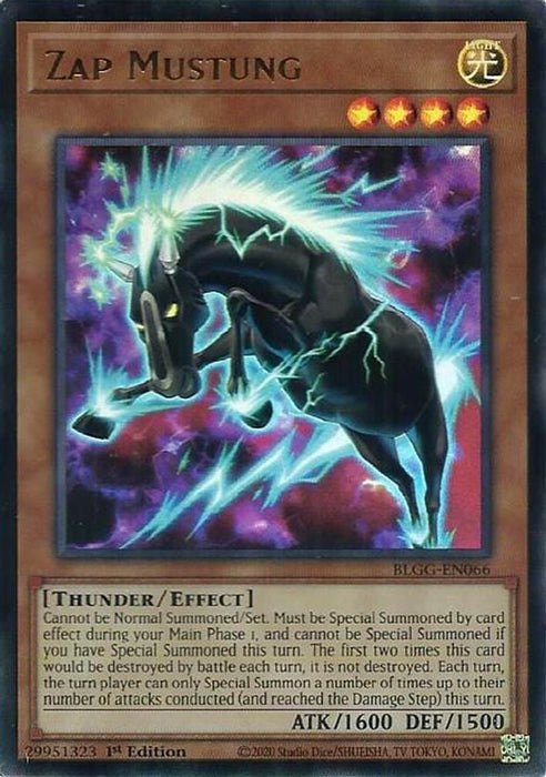 Zap Mustung (#BLGG-EN066) (Battles of Legend: Glorious Gallery) Near Mint 1st Edition