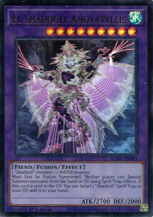 El Shaddoll Anoyatyllis (#BLGG-EN083) (Battles of Legend: Glorious Gallery) Near Mint 1st Edition