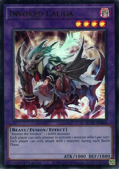 Invoked Caliga (#BLGG-EN084) (Battles of Legend: Glorious Gallery) Near Mint 1st Edition