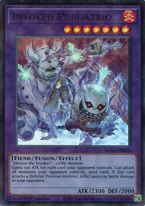 Invoked Purgatrio (#BLGG-EN086) (Battles of Legend: Glorious Gallery) Near Mint 1st Edition