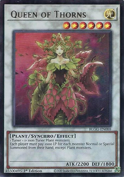 Queen of Thorns (#BLGG-EN088) (Battles of Legend: Glorious Gallery) Near Mint 1st Edition
