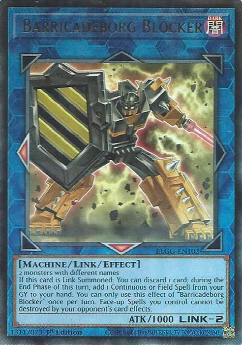 Barricadeborg Blocker (#BLGG-EN102) (Battles of Legend: Glorious Gallery) Near Mint 1st Edition