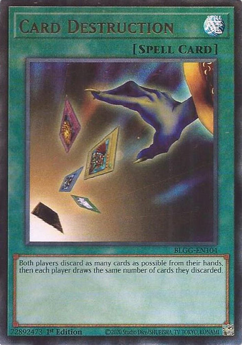 Card Destruction (#BLGG-EN104) (Battles of Legend: Glorious Gallery) Near Mint 1st Edition