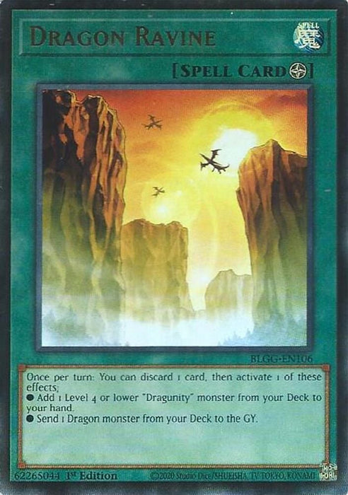 Dragon Ravine (#BLGG-EN106) (Battles of Legend: Glorious Gallery) Near Mint 1st Edition