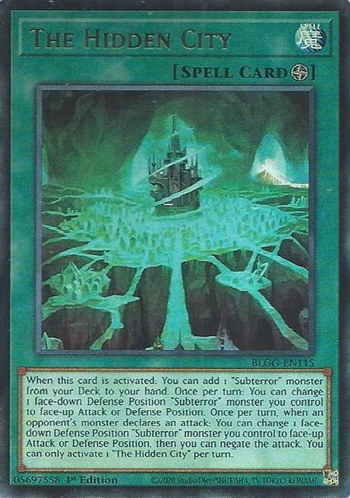 The Hidden City (#BLGG-EN115) (Battles of Legend: Glorious Gallery) Near Mint 1st Edition