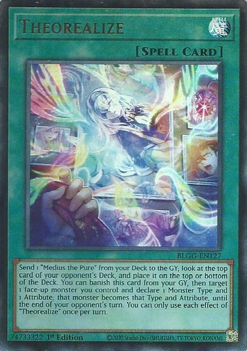 Theorealize (#BLGG-EN127) (Battles of Legend: Glorious Gallery) Near Mint 1st Edition