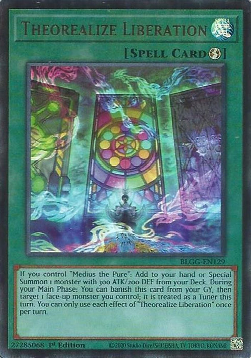 Theorealize Liberation (#BLGG-EN129) (Battles of Legend: Glorious Gallery) Near Mint 1st Edition
