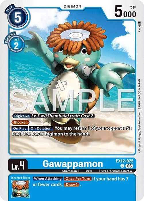 Gawappamon (#EX12-025 C) (Digital World Shambala)