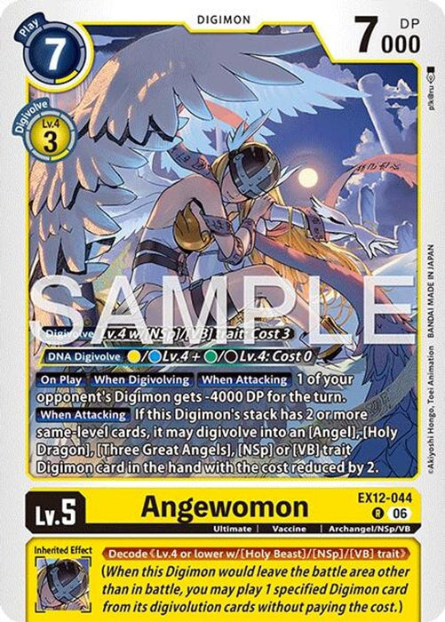 Angewomon (#EX12-044 R) (Digital World Shambala)