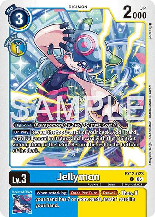 Jellymon (#EX12-023 R) (Digital World Shambala)