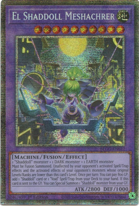 El Shaddoll Meshachrer Starlight Rare (#BLGG-EN022) (Battles of Legend: Glorious Gallery) Near Mint 1st Edition