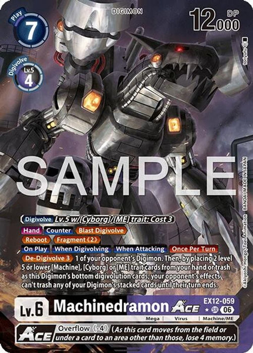 Machinedramon ACE (Alternate Art) (#EX12-059 SR) (Digital World Shambala)