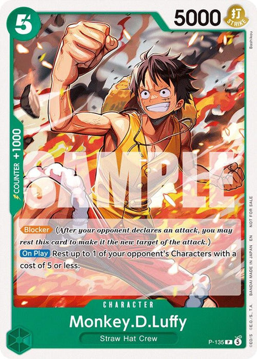 Monkey.D.Luffy (OP16 Release Event) (#P-135) (One Piece Promotion Cards) Near Mint
